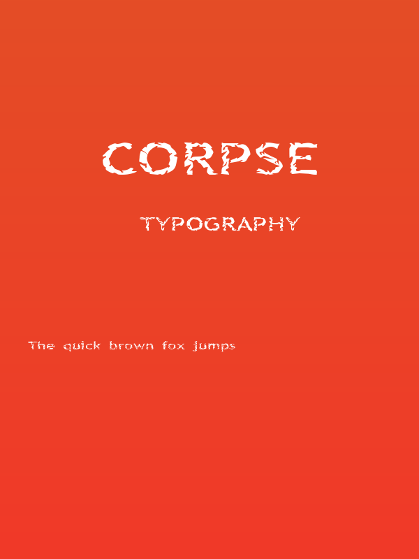 Corpse Poster