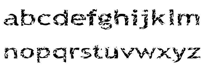 Corpse Font LOWERCASE