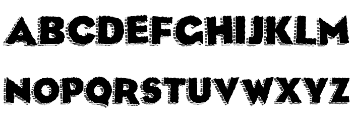 Corpsey Font LOWERCASE