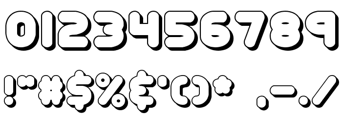 Corpulent Caps Shadow BRK Font Alte caractere