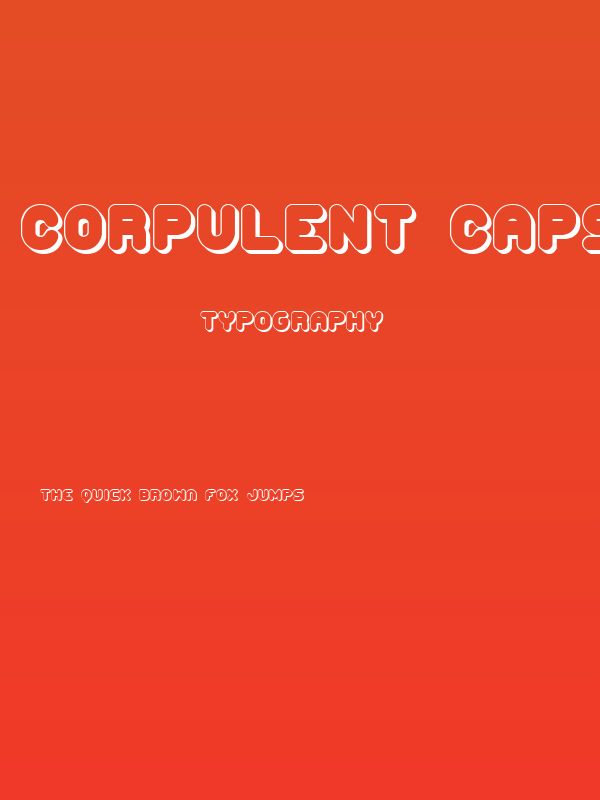 Corpulent Caps Shadow BRK Poster