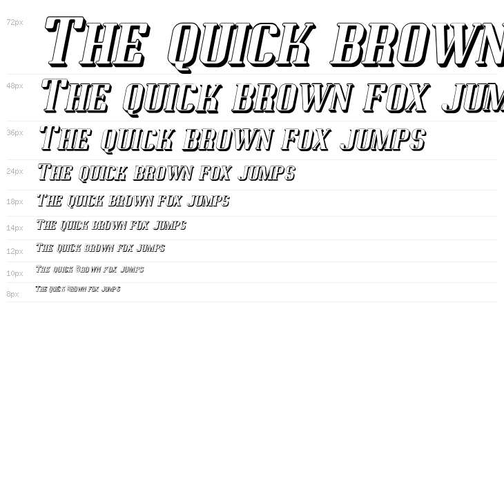 Corpus Gaii Caps Italic Waterfall