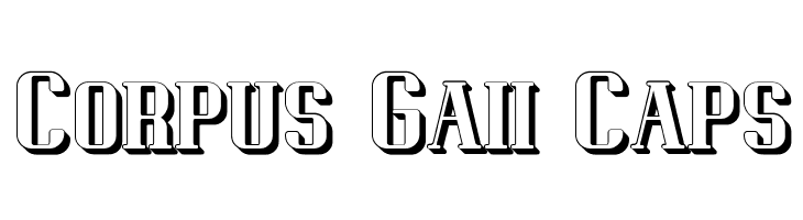Corpus Gaii Caps  नि: शुल्क फ़ॉन्ट्स डाउनलोड