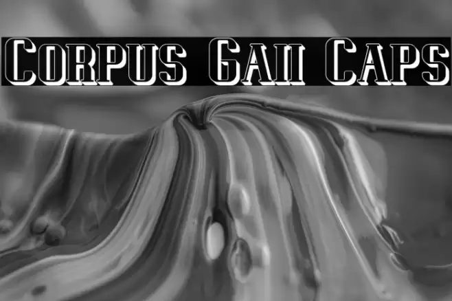 Corpus Gaii Caps Font examples