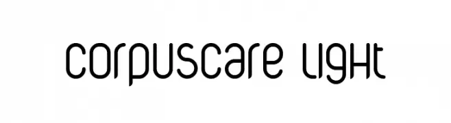 CorpusCare Light  les polices de caractères gratuit tlcharger