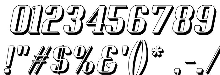 CorpusGaiiCaps-Italic Font OTHER CHARS