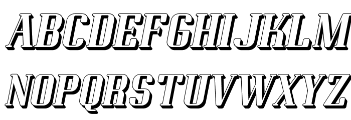 CorpusGaiiCaps-Italic Font LOWERCASE