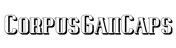 CorpusGaiiCaps  Frei Schriftart Herunterladen