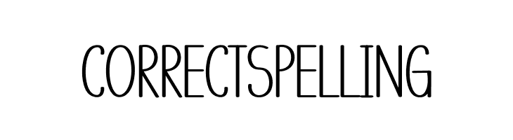 Correct Spelling Caratteri