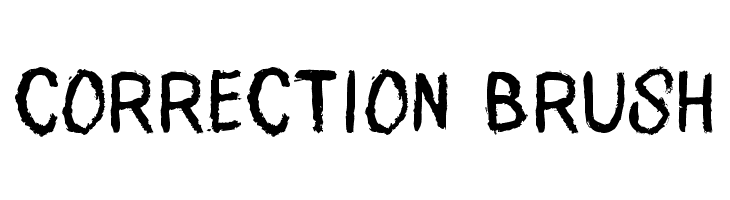 Correction Brush  font caratteri gratis