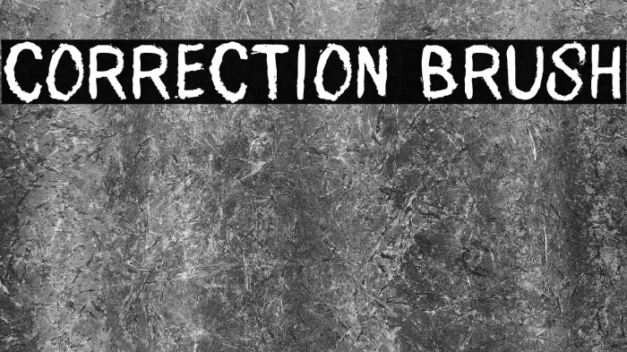 Correction Brush Example 1