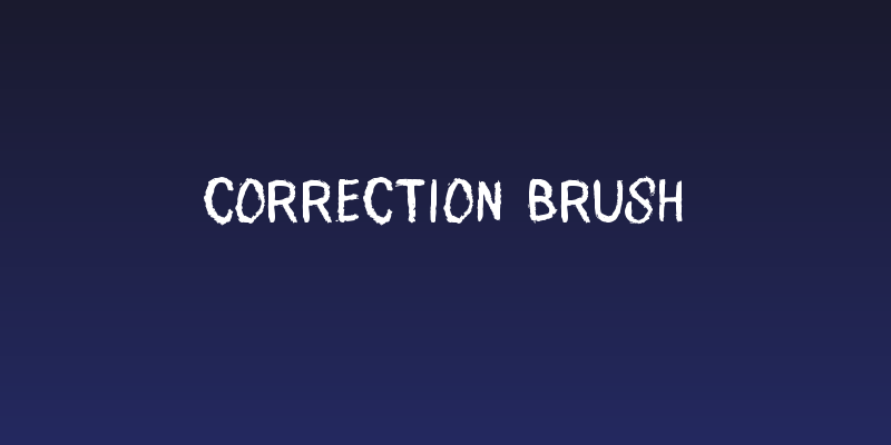 Correction Brush Social Header