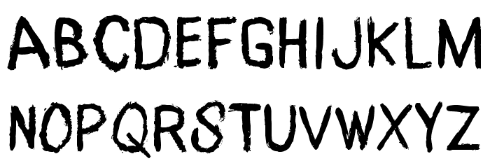 Correction Brush Font LOWERCASE