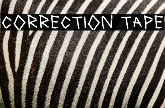 Correction Tape Example 1