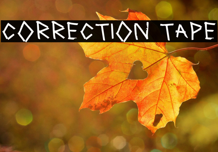 Correction Tape Example 2