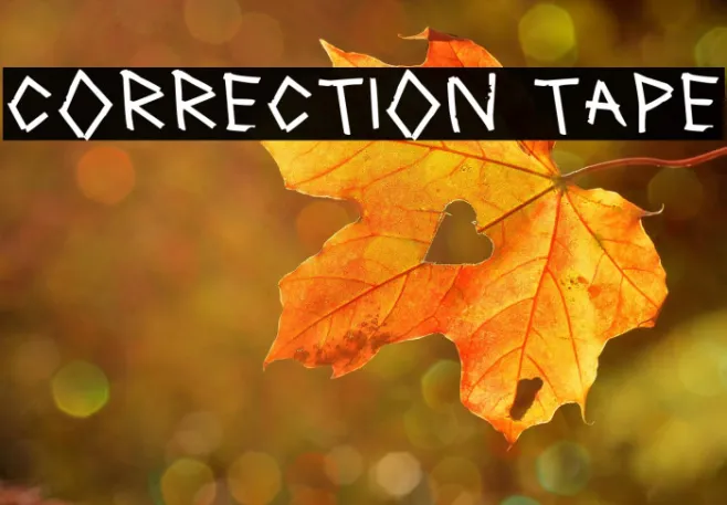 Correction Tape Example 2