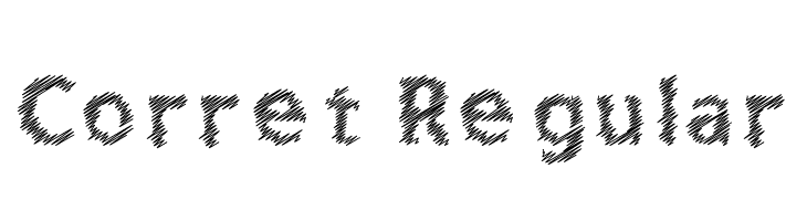 Corret Regular Schriftart