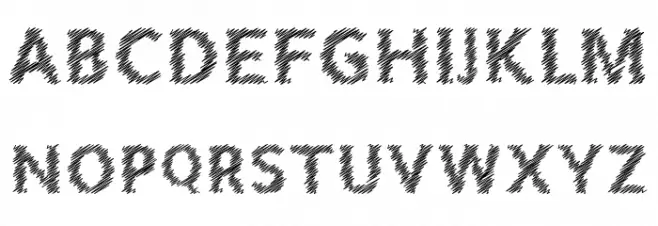 Corret Regular Font Litere mari