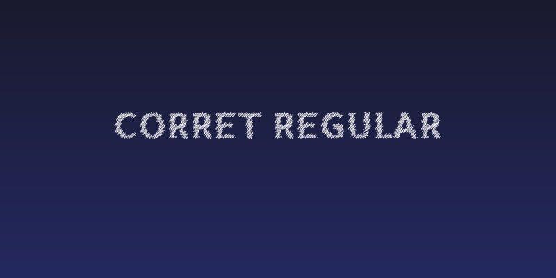 Corret Regular Social Header