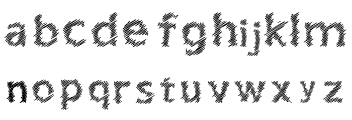 Corret Regular Schriftart Kleinbuchstaben