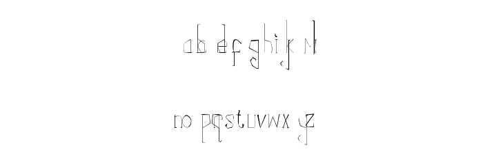 Correy's Font LOWERCASE
