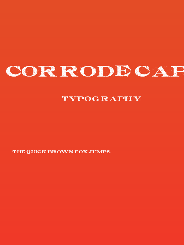 Corrode CAPS Poster