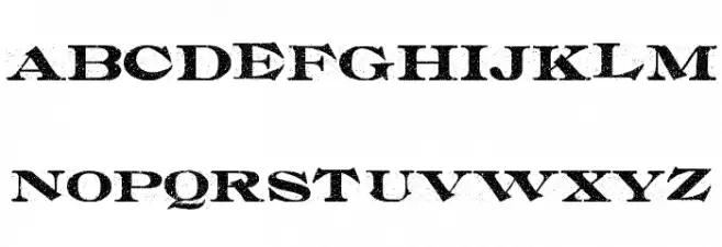 Corrode CAPS Schriftart Kleinbuchstaben
