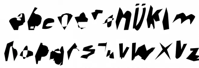 Corrode Italic Fuentes MINÚSCULAS
