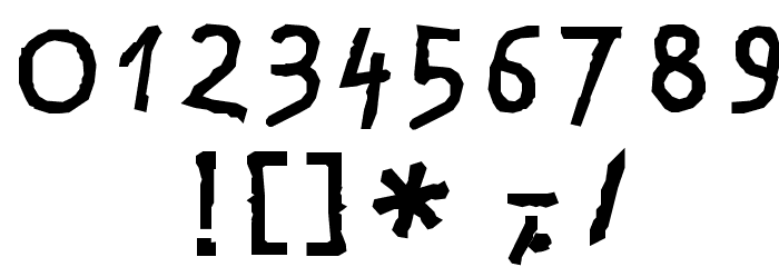 CorrodetClassicaps-Black Font OTHER CHARS