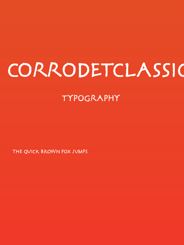 CorrodetClassicaps-Black Poster