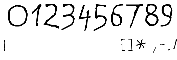 CorrodetClassicaps Font OTHER CHARS