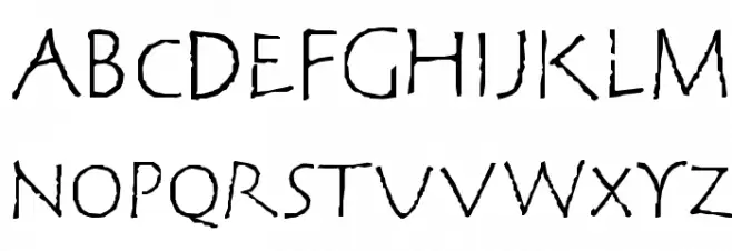 CorrodetClassicaps フォント 小文字