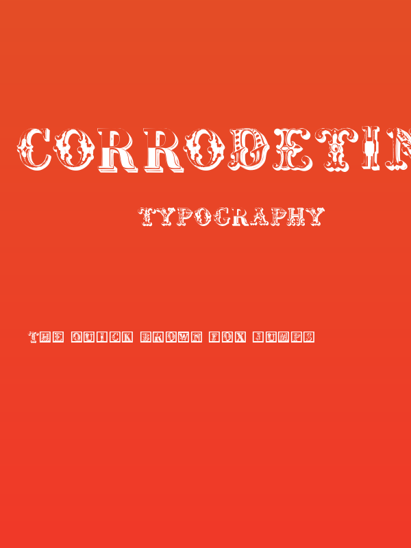 CorrodetInitials Poster