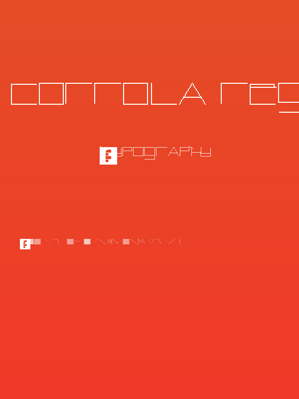 Corrola Regular Poster