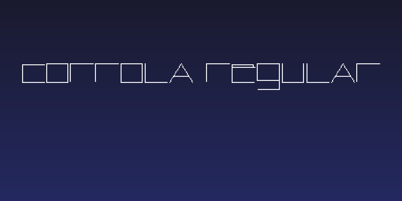 Corrola Regular Social Header