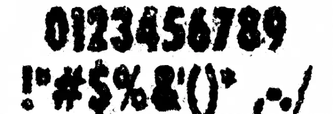 Corrupt Government Regular Font OTHER CHARS