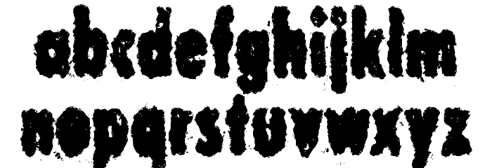Corrupt Government Regular Font LOWERCASE