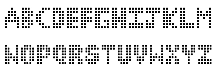 Corrupt Pixel Font LOWERCASE