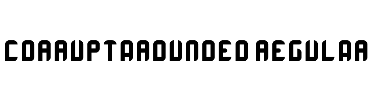 CorruptaRounded Regular Font