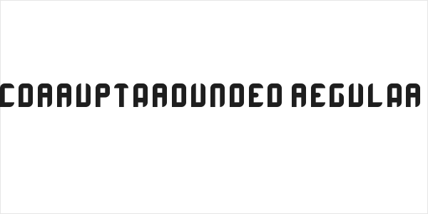 CorruptaRounded Regular Logo