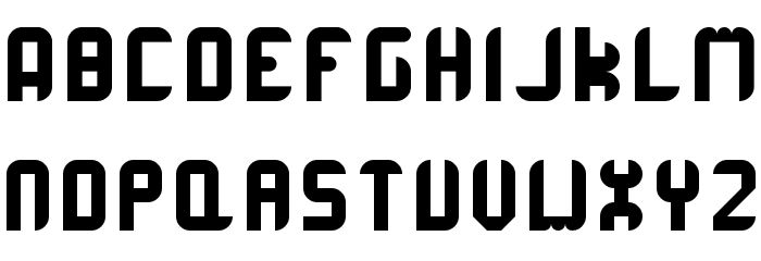 CorruptaRounded Regular Font LOWERCASE