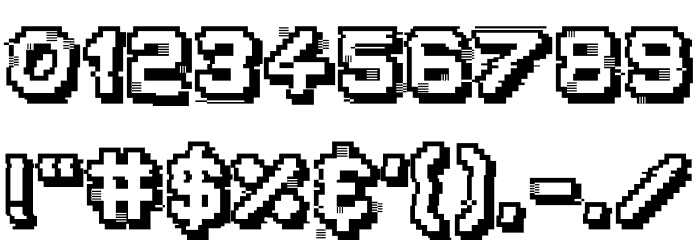 Corrupted File Schriftart Anderer Schreiben