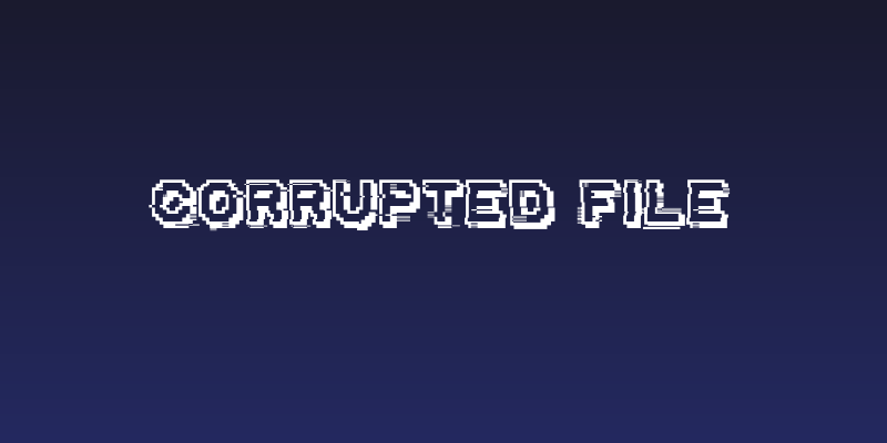 Corrupted File Social Header