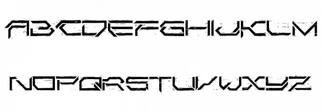 Corruptor LDR Regular 字体 大写