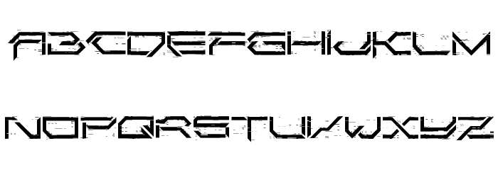 Corruptor LDR Regular Font LOWERCASE