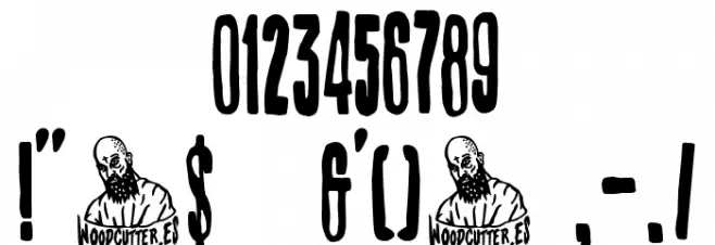 Cortafuegos de amor Font OTHER CHARS