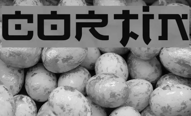 Cortin Schriftart examples