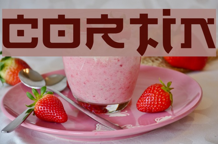 Cortin Font examples