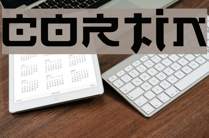 Cortin Font examples