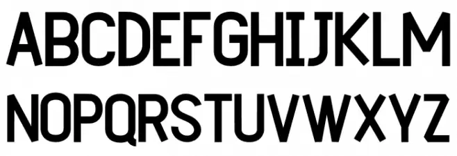 Corzie Font UPPERCASE